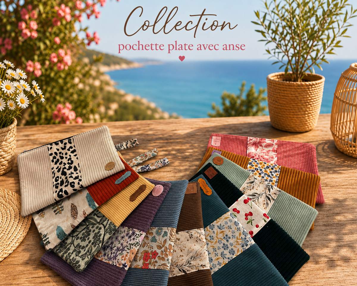 Pochette Plate avec anse