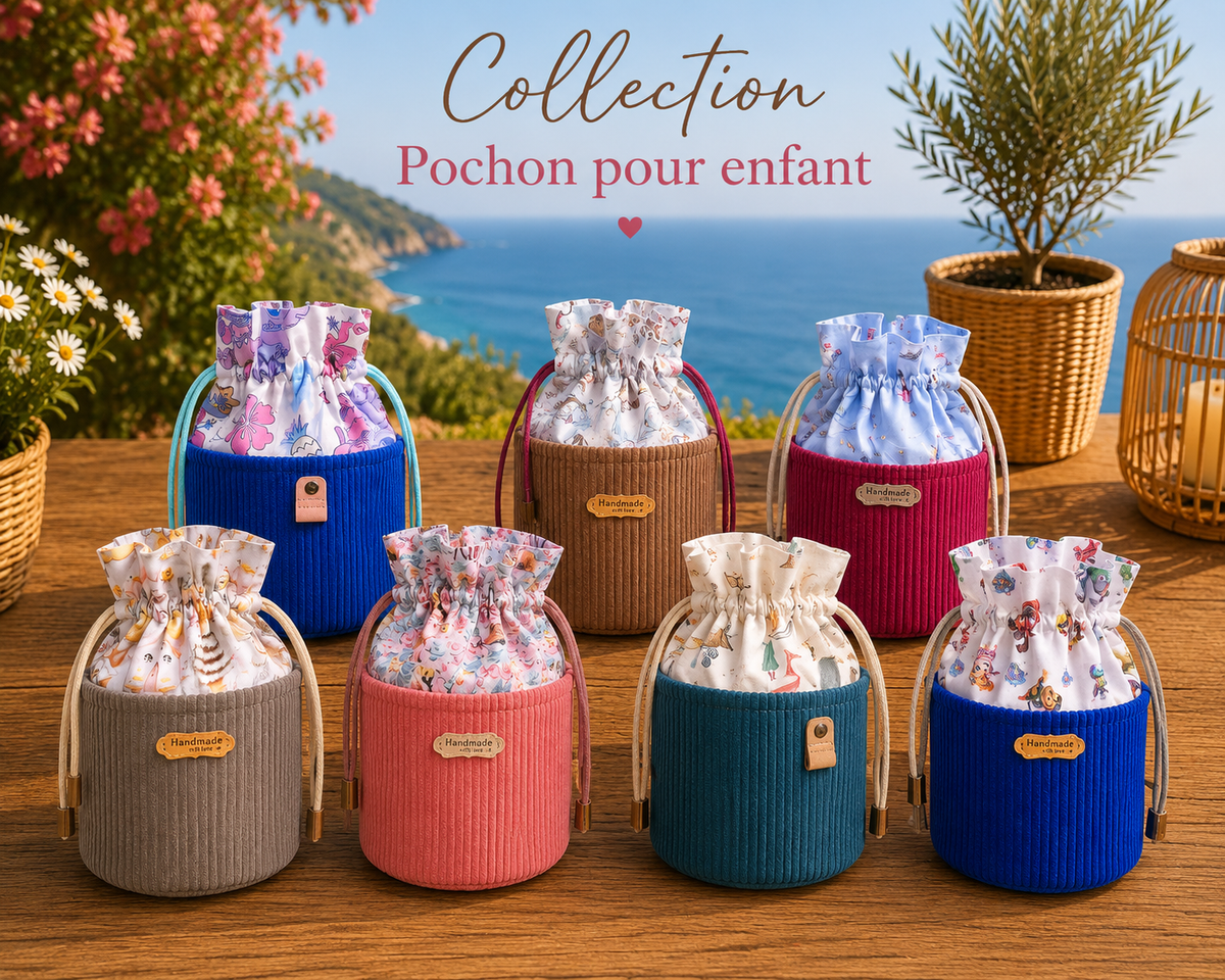 Pochons à nouer pour enfants