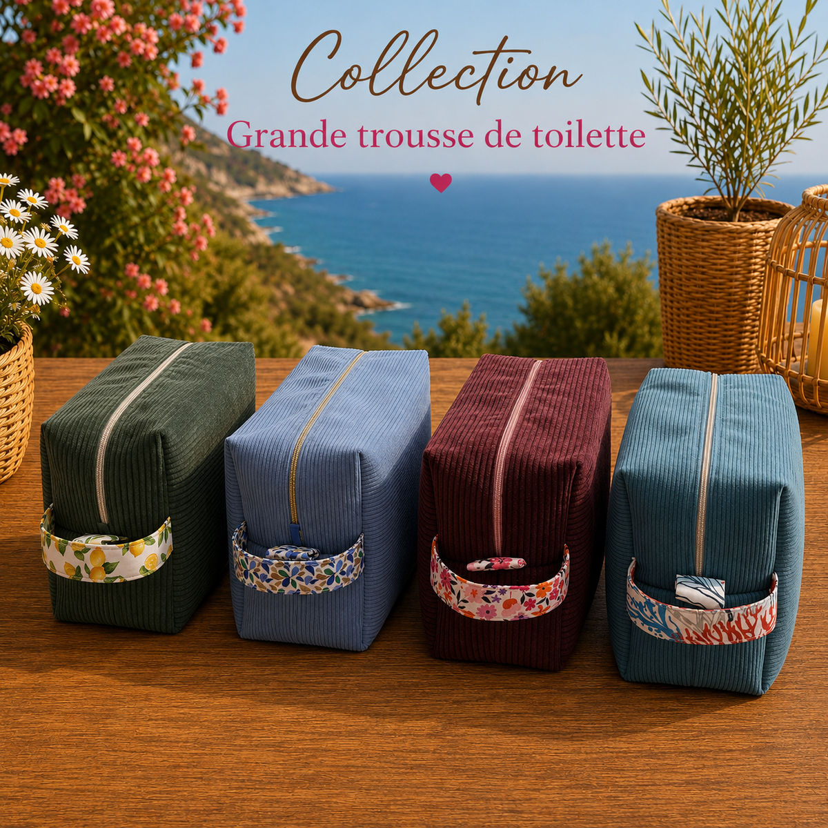 Grande trousse de toilette