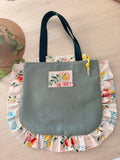 Sac Totebag Olives – Bleu Sauge & Provence