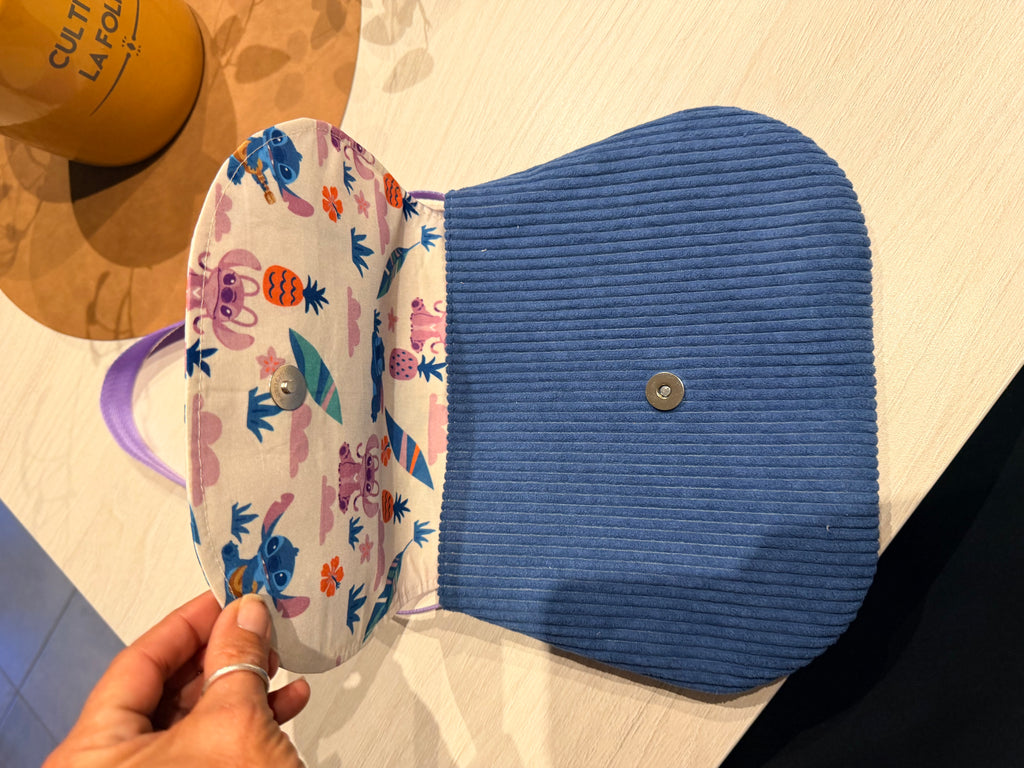 Ensemble Pochon & Sac à Main Enfant en Velours Côtelé – Fait Main | Le Petit Atelier 27