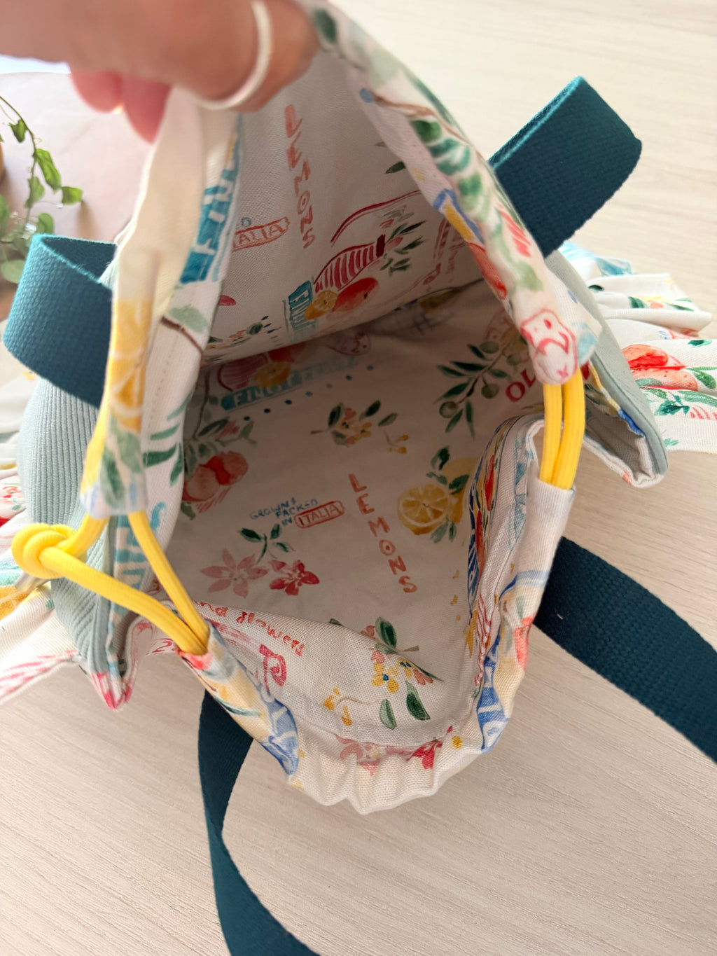 Sac Totebag Olives – Bleu Sauge & Provence
