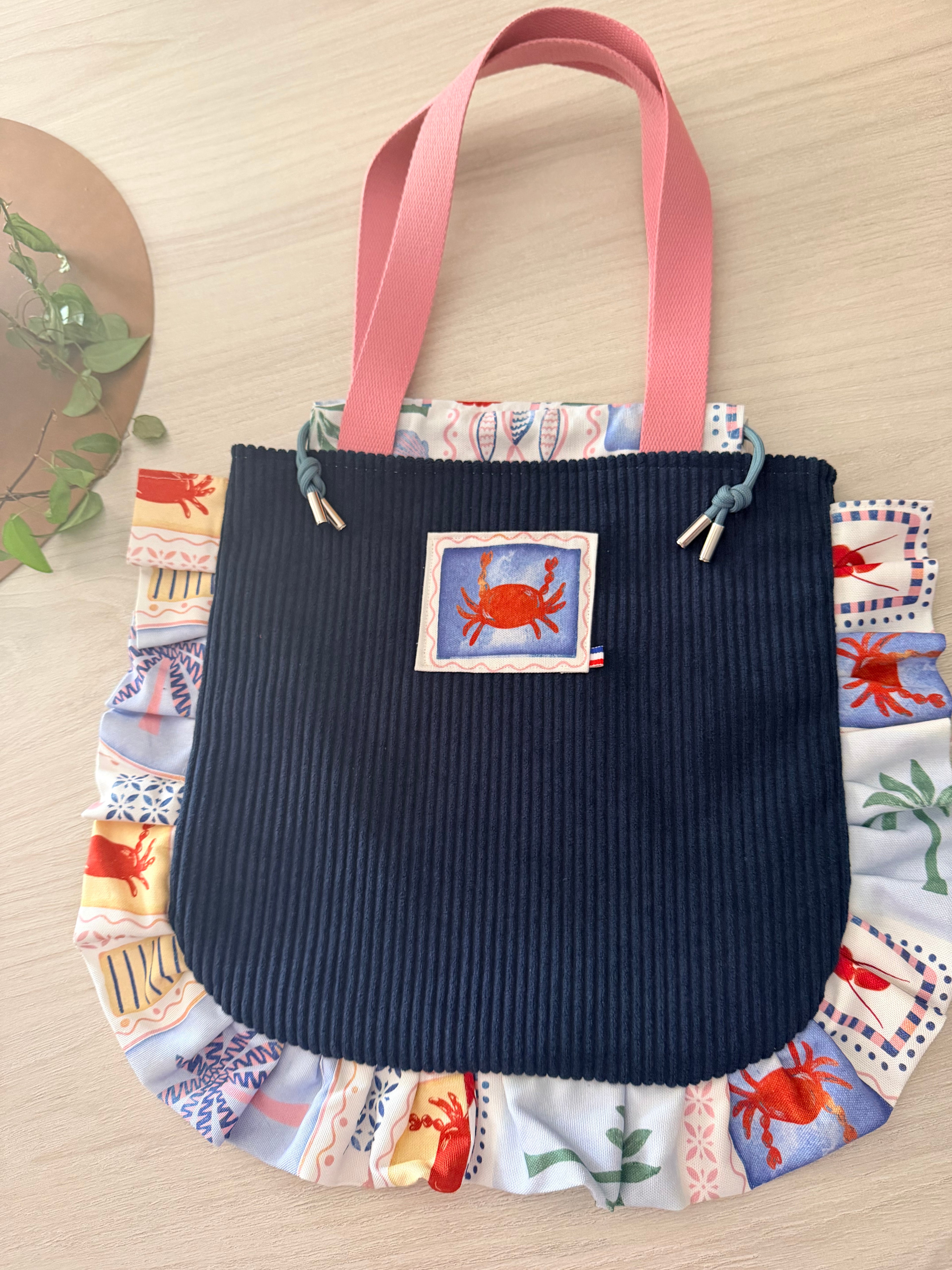Sac Totebag Crabe – Marine & Bord de Mer