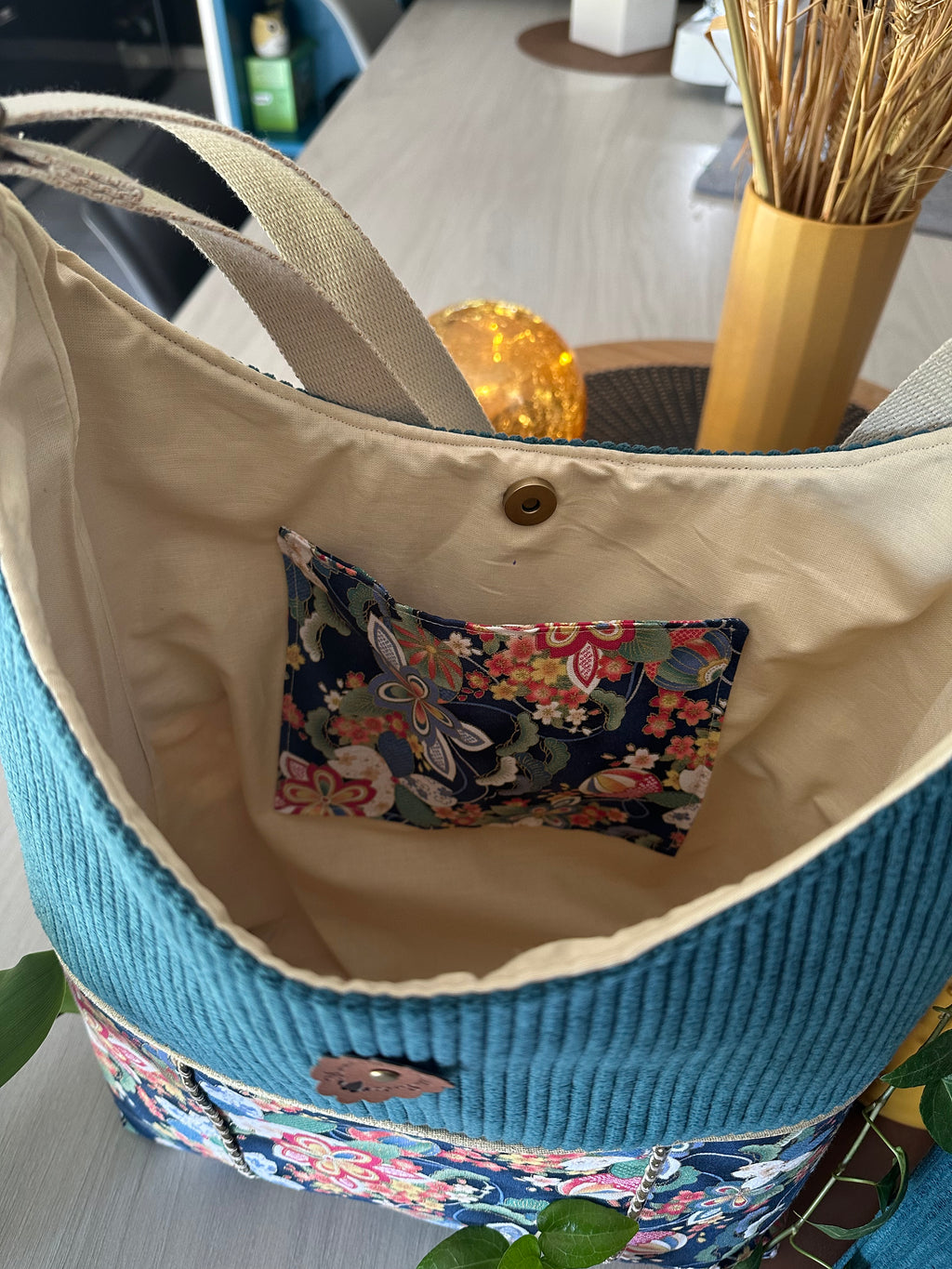 Ensemble Sac à Main, Étui à Lunettes & Porte-Monnaie Velours Côtelé | Le Petit Atelier 27